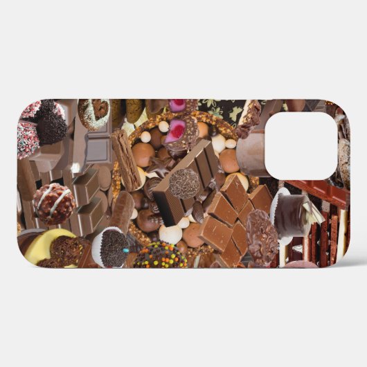 Chockablock chocolaatjes Case-Mate iPhone case (Achterkant (horizontaal))