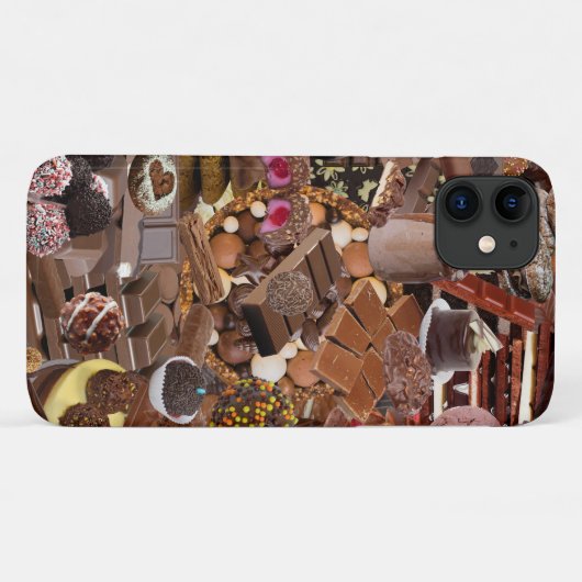 Chockablock chocolaatjes Case-Mate iPhone case (Achterkant (horizontaal))