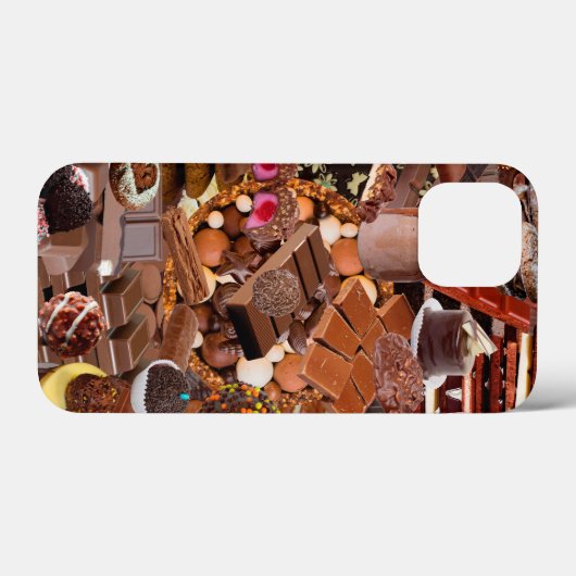 Chockablock chocolaatjes Case-Mate iPhone case (Achterkant (horizontaal))