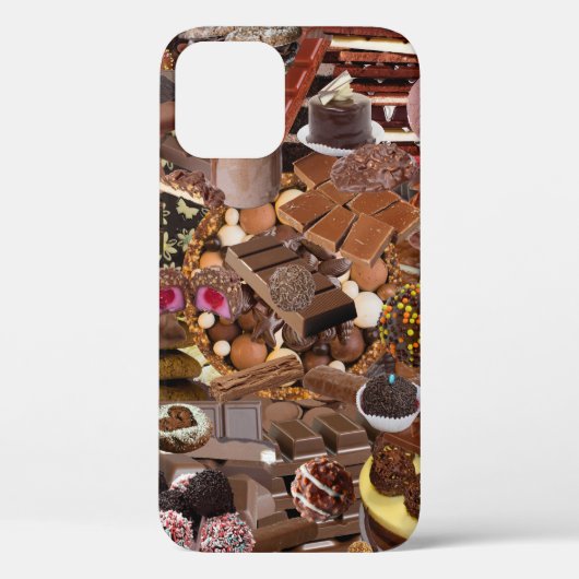 Chockablock chocolaatjes Case-Mate iPhone case (Achterkant)