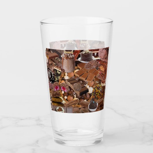 Chockablock chocolaatjes glas (Voorkant)