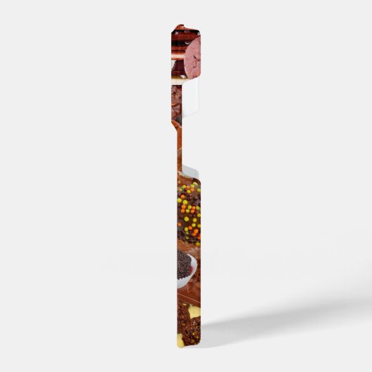 Chockablock chocolaatjes iPhone hoesje (Linkerkant)