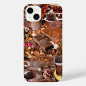 Chockablock chocolaatjes iPhone hoesje (Achterkant)