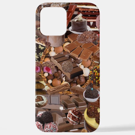 Chockablock chocolaatjes iPhone hoesje (Achterkant)