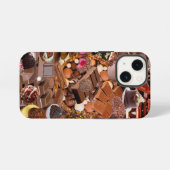 Chockablock chocolaatjes iPhone hoesje (Achterkant horizontaal)