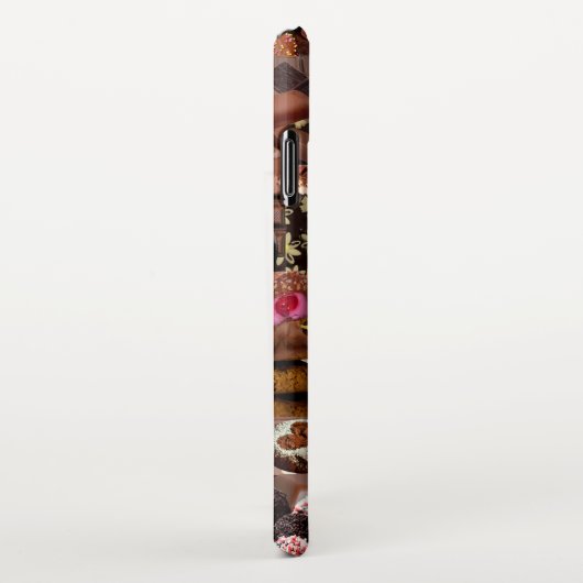 Chockablock chocolaatjes iPhone hoesje (Rechterkant)