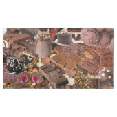 Chockablock chocolaatjes kussensloop (Voorkant-Links)