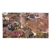 Chockablock chocolaatjes kussensloop (Achterkant-Rechts)