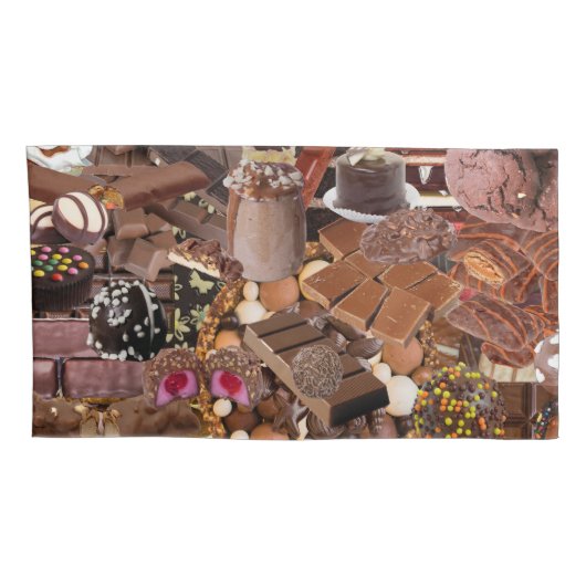 Chockablock chocolaatjes kussensloop (Achterkant-Rechts)