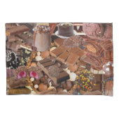 Chockablock chocolaatjes kussensloop (Voorkant)