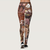 Chockablock chocolaatjes leggings (Achterkant)