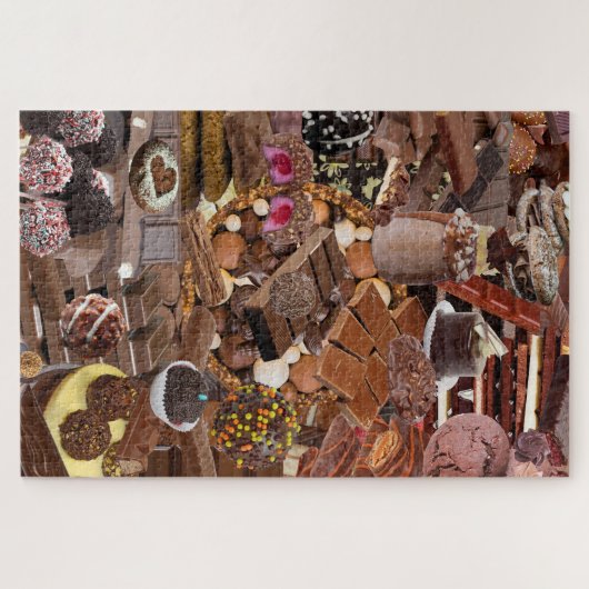 Chockablock chocolaatjes legpuzzel (Horizontaal)