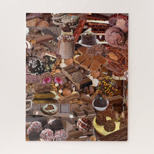 Chockablock chocolaatjes legpuzzel (Verticaal)