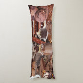 Chockablock chocolaatjes lichaamskussen (Achterkant (Verticaal))