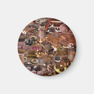 Chockablock chocolaatjes magneet