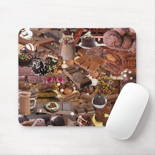 Chockablock chocolaatjes muismat (Met muis)