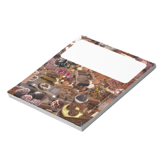 Chockablock chocolaatjes notitieblok (Linkerzijde)