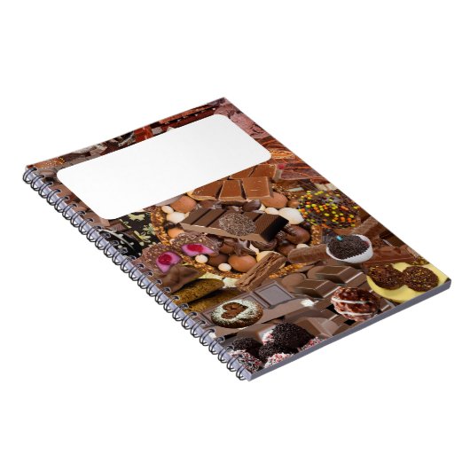 Chockablock chocolaatjes notitieboek (Rechterzijde)