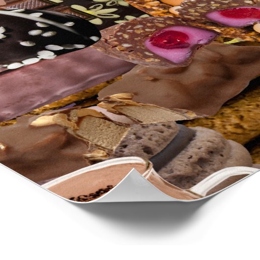 Chockablock chocolaatjes poster (Hoek)