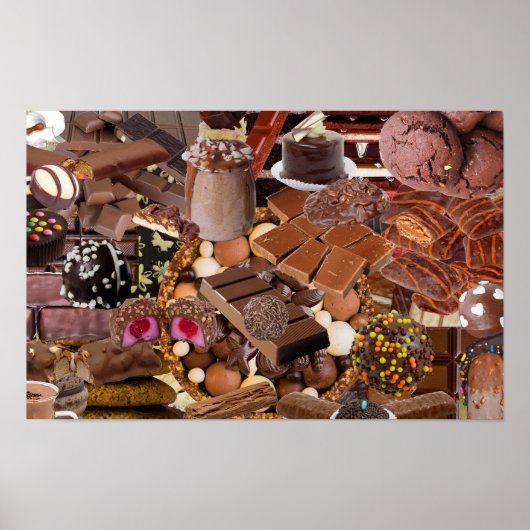 Chockablock chocolaatjes poster (Voorkant)