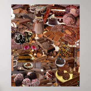 Chockablock chocolaatjes poster