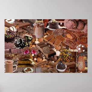 Chockablock chocolaatjes poster
