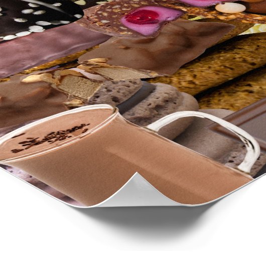 Chockablock chocolaatjes poster (Hoek)