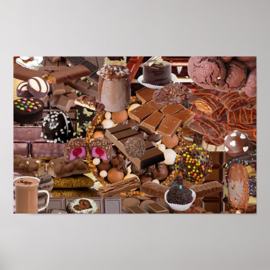 Chockablock chocolaatjes poster (Voorkant)