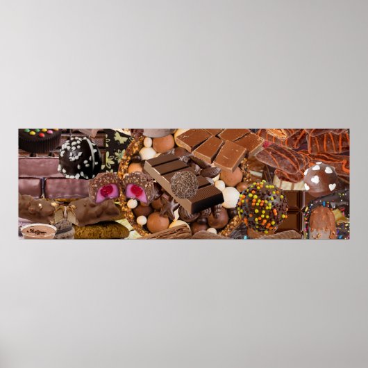Chockablock chocolaatjes poster (Voorkant)