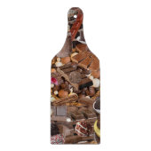 Chockablock chocolaatjes snijplank (Voorkant)