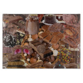 Chockablock chocolaatjes snijplank (Voorkant)