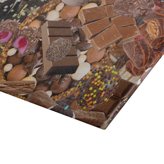Chockablock chocolaatjes snijplank (Hoek)