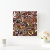 Chockablock chocolaatjes vierkante klok (Huis)