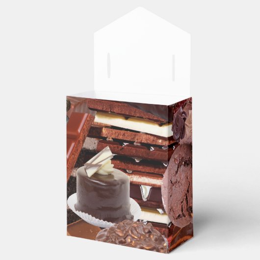 Chockablock chocs Favor Box Bedankdoosjes (Geopend)