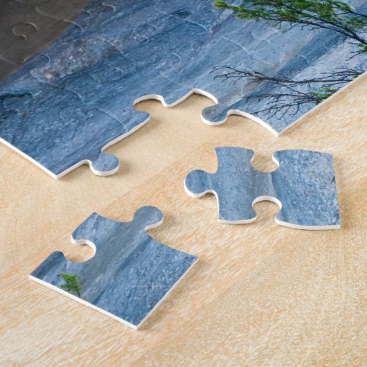 Chockstenen in Maligne Canyon - Alberta, Canada Legpuzzel (Zijkant)