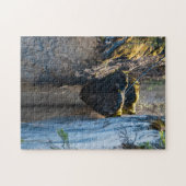 Chockstenen in Maligne Canyon - Alberta, Canada Legpuzzel (Horizontaal)