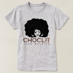Choclit Black Woman Afro T-shirt