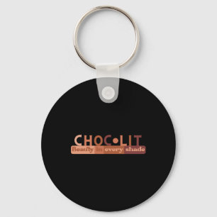 Choclit Bruin Suiker Babe Afro Koningin Afrikaans Sleutelhanger
