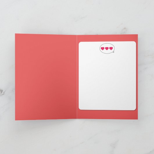 Choco bunny Happy Birthday-kaart Kaart (Binnen)