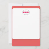 Choco bunny Happy Birthday-kaart Kaart (Achterkant)