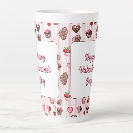 Choco Heart  Latte-Mok Latte Mok (Voorkant)