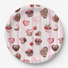Choco Heart Paper-Bord Papieren Bordje