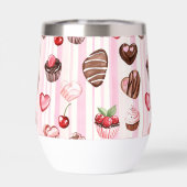 Choco Heart Thermal Tumbler (Achterkant)