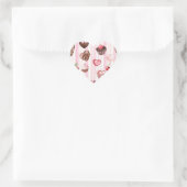 Choco Heart Valentijnsdag Stickers (Tas)
