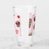 Choco Heart Valentijns's Glass Cup Glas (Links)