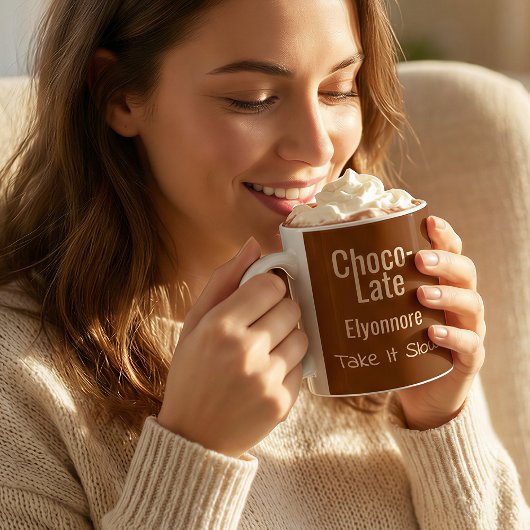 Choco-Late Take It Slow Persoonlijke Mok