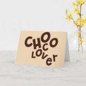 Choco Lover Groeten Kaart (Gele Bloem)