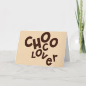 Choco Lover Groeten Kaart (Voorkant)