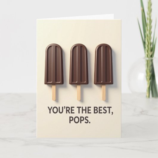 Choco Pops Beste Pops Kaart (Voorkant)