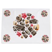 Choco Snoep voor feesten Groot Cadeauzakje (Voorkant)